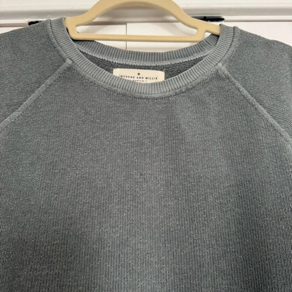 imogene + willie cut sleeve sweatshirt - Picture 8 of 9